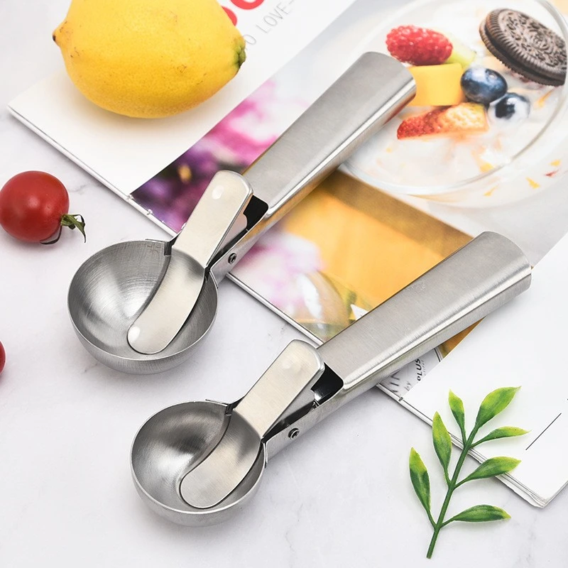 Stainless Steel Ice-cream Scoop With Comfortable Anti-freeze Handle