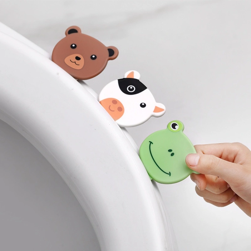 Cartoon Toilet Portable Opener Cute Anti-dirty Handle