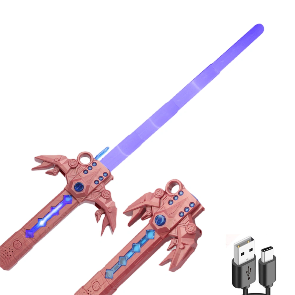 Light Up Saber, LED Telescopic Swords for Kid, Expandable Light Swords