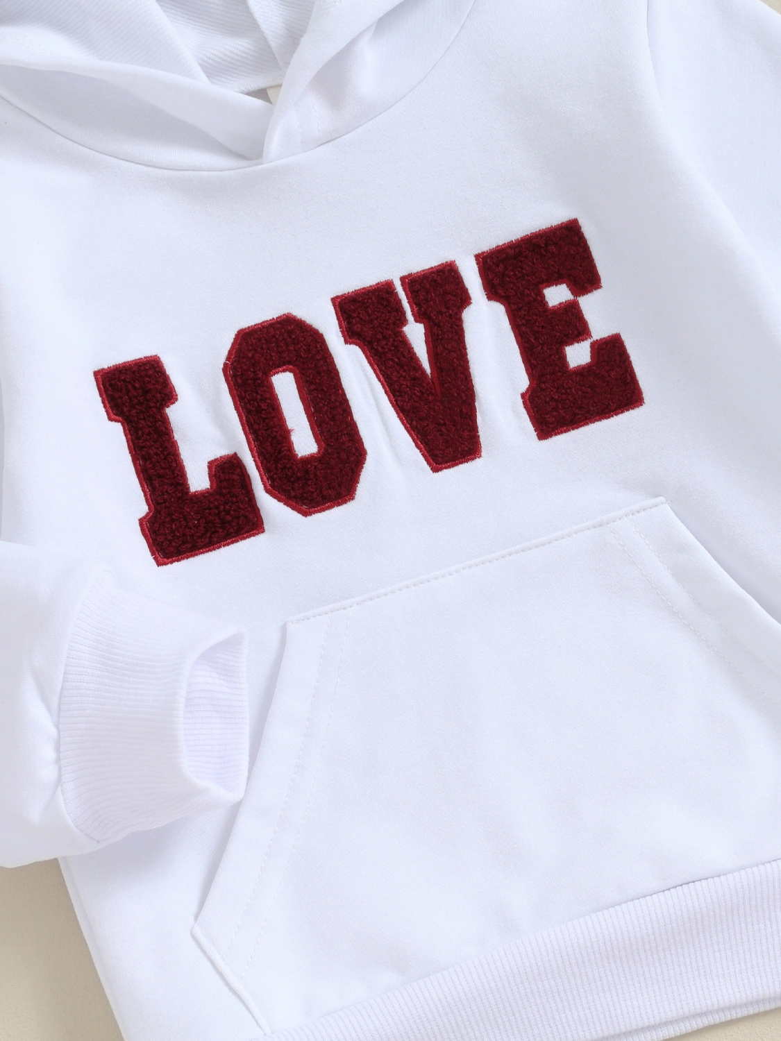 Baby 2Pcs Spring Outfits Letter Embroidery Hoodie and Trousers