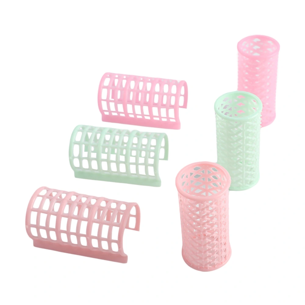 Plastic Hair Rollers Home DIY Hair Styling Tools Pro Salon Curlers