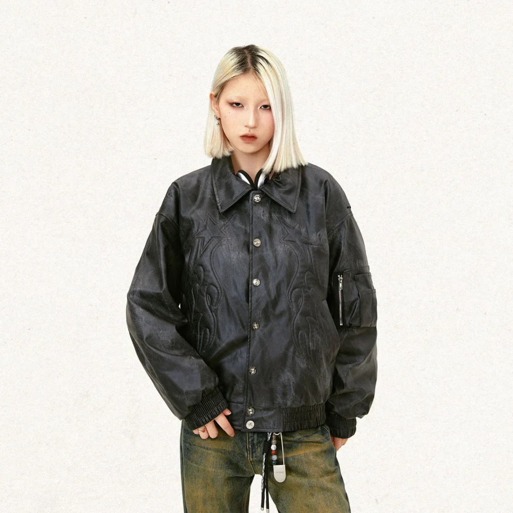 American Retro Street Cotton Coat Jacket