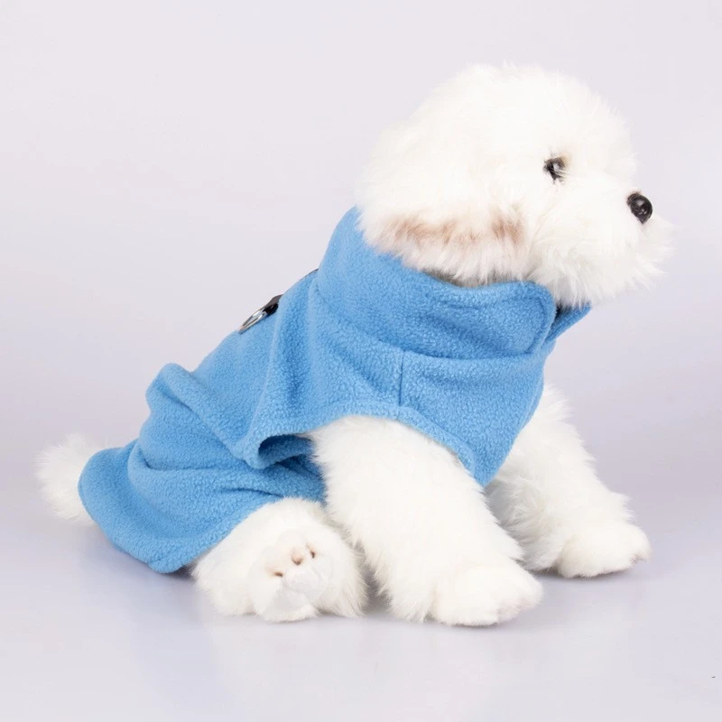 Pet Clothes Dog Polar Fleece Thickened Warm Vest