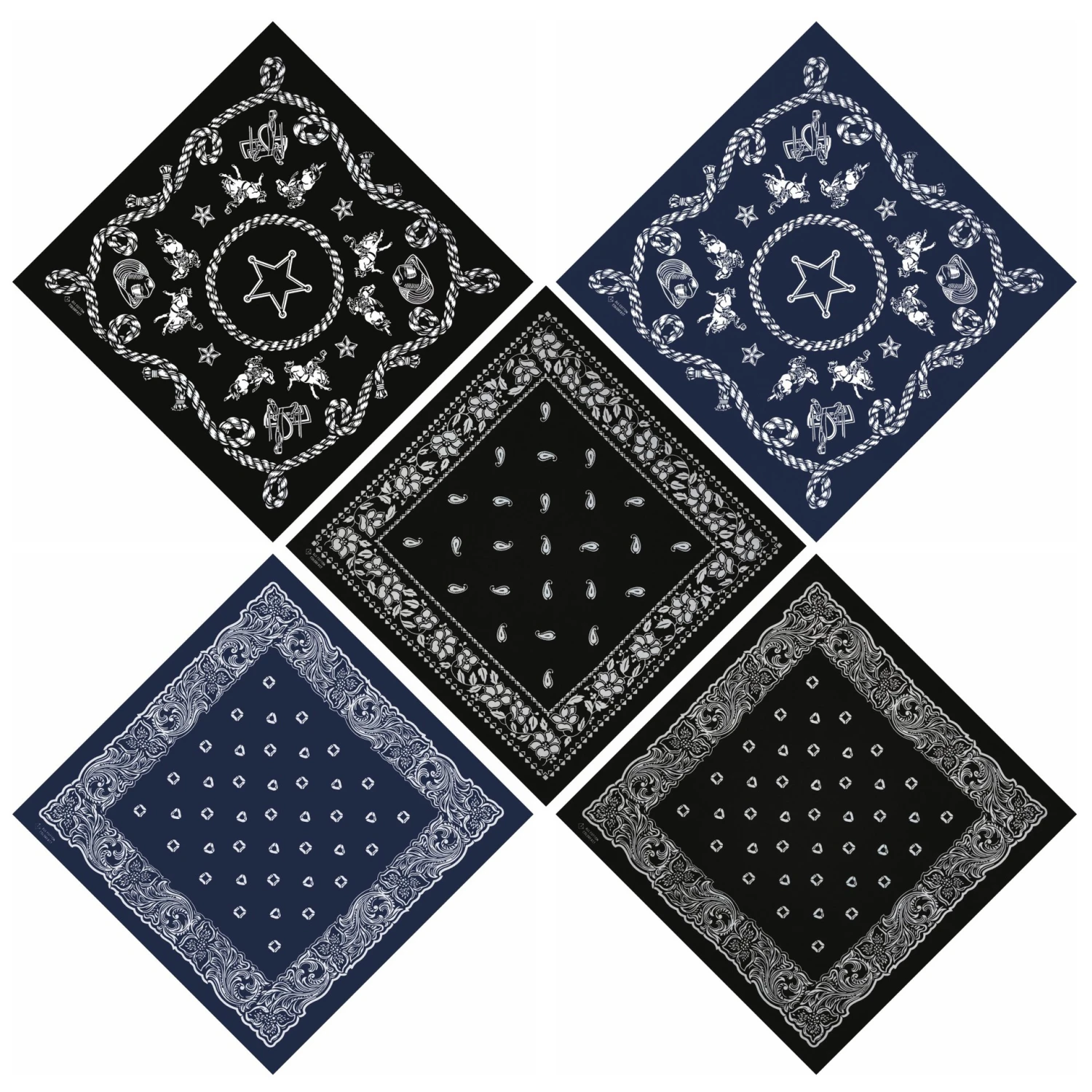 Printed Square Scarf Outdoor Biking Mountain Climbing Hip Hop Decoration