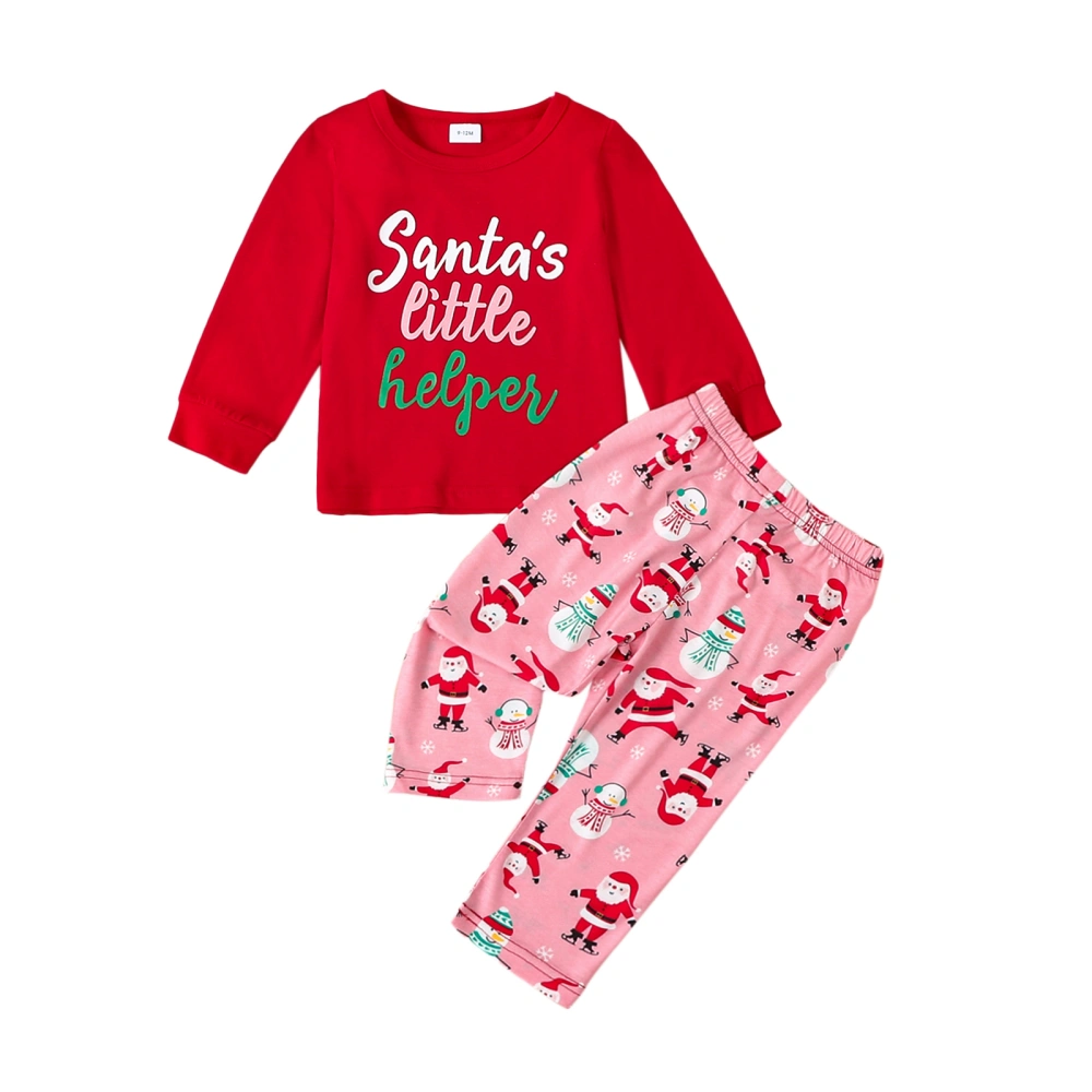 Baby Girl Fall Outfits Letter Print Sweatshirts Pants 2Pcs Clothes Set