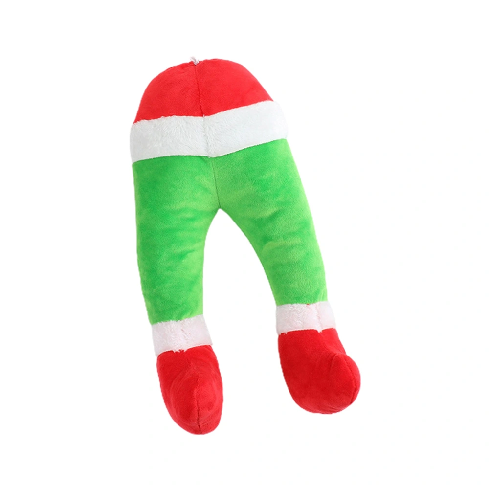 Christmas Elf Body Decorations Santa Pose-able Plush Legs for Tree