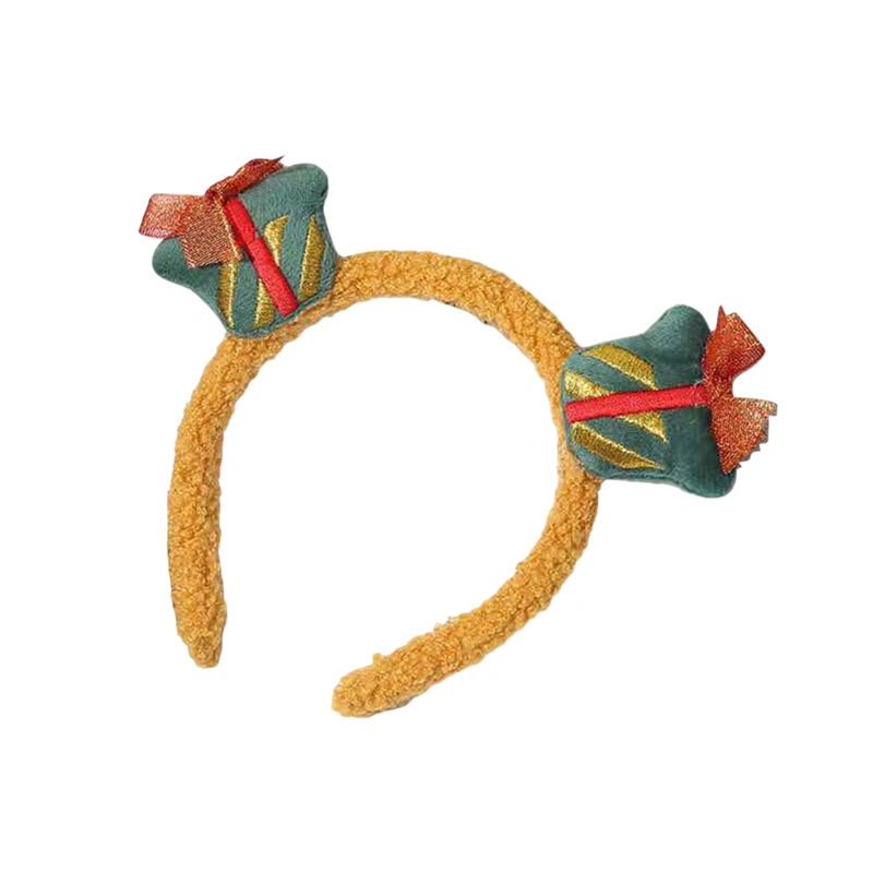 Christmas Headband Elastic Cosplay Hair Band Holiday Hair Hoop 