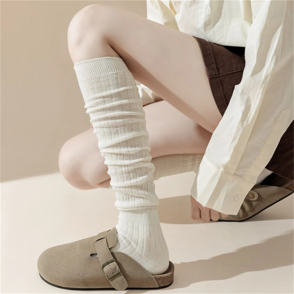 Women's Autumn Winter Thigh Socks Solid Color Over Knee Socks