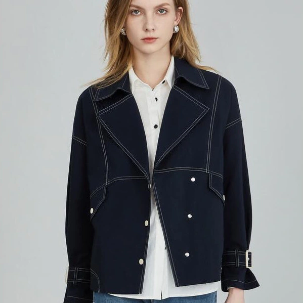 Women's Graceful And Fashionable Loose Thin Coat