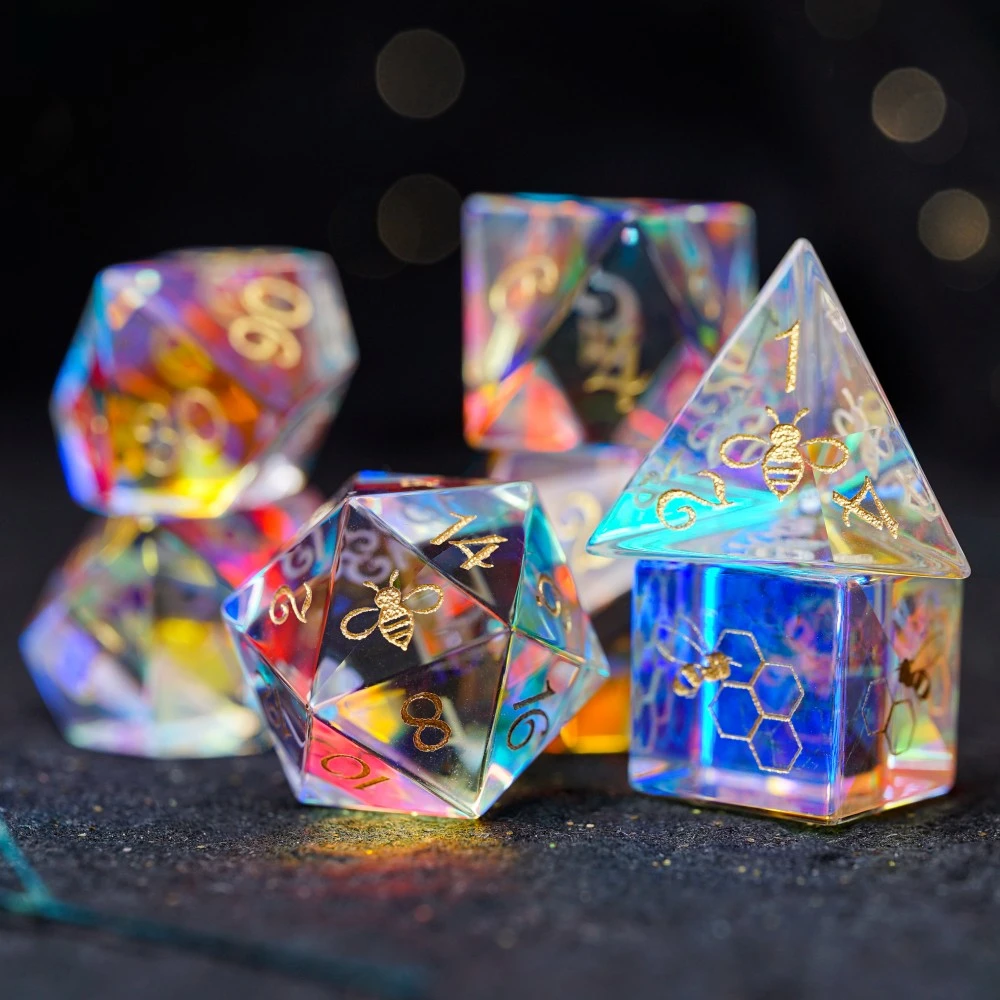 Fantasy Crystal COC Dice Bee Theme