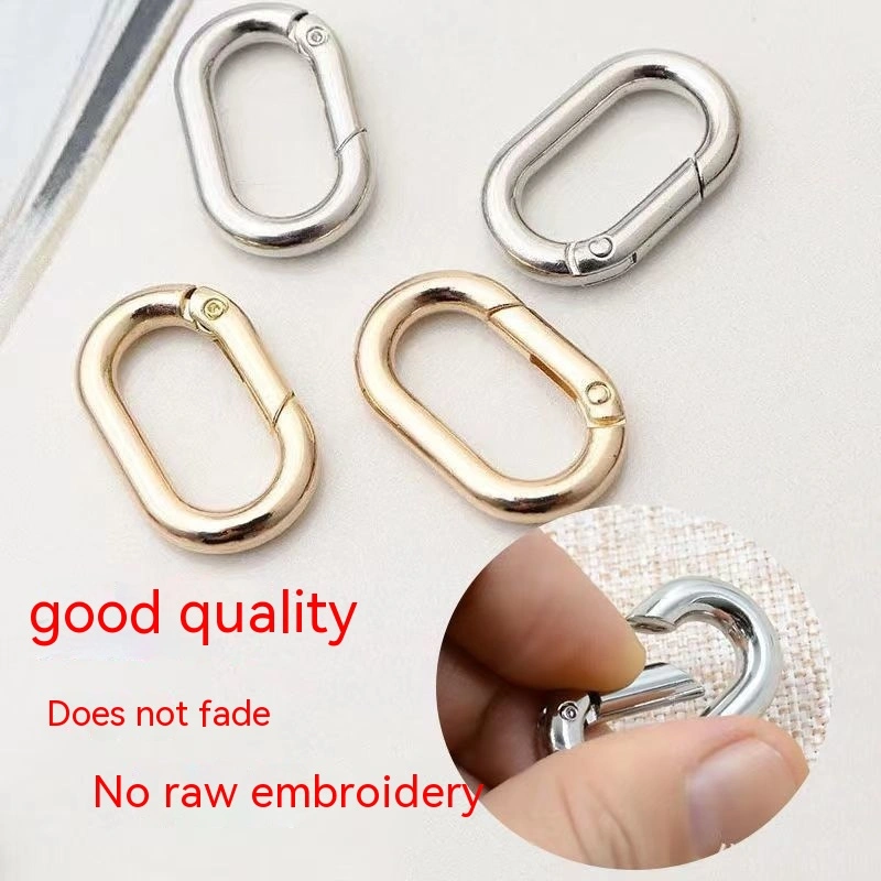 Denier Spring Fastener Metal Ring Hook Buckle Split Ring