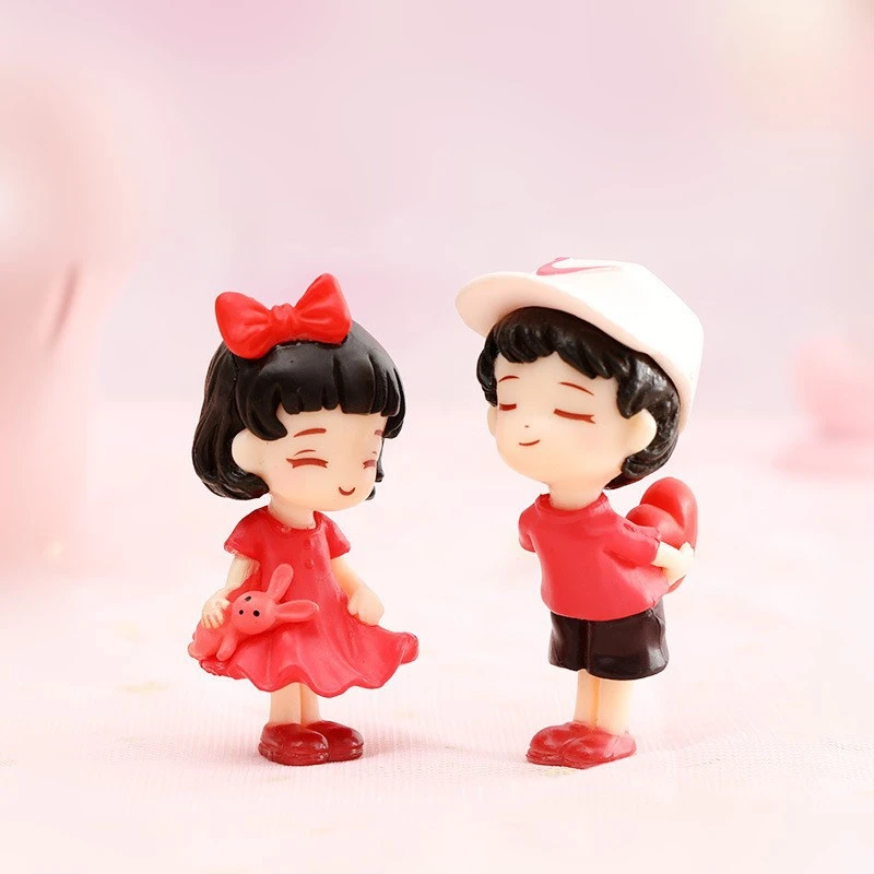 Couple Potted Plant Car Decoration