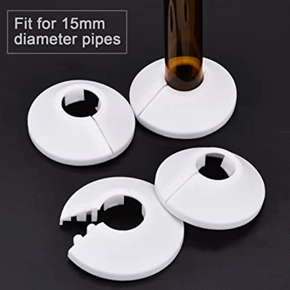 10Pcs Radiator Pipe Cover Smooth Surface Easy to Install Convenient Wall Pipe Tube Decoration Home Supply