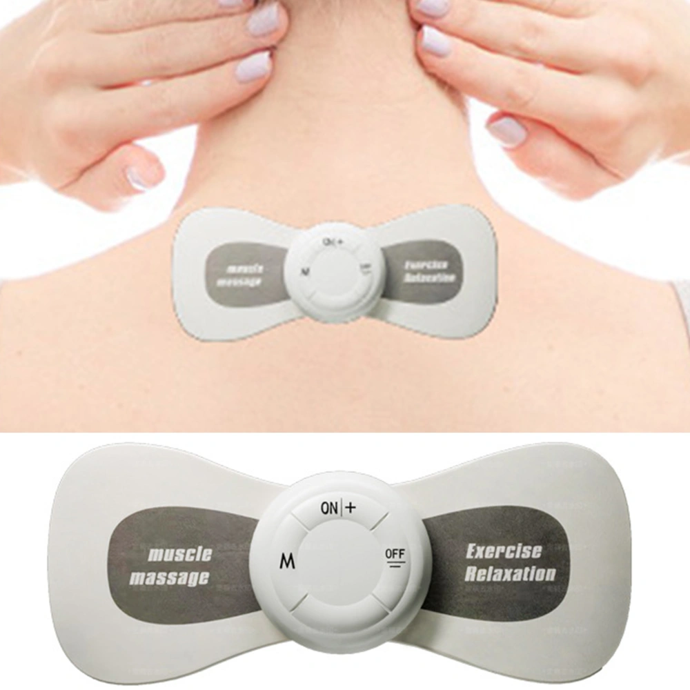 1 Set Massage Patch TENS Pulse Simulation Strength Micro Current USB Charging 6 Modes Health Care Electric Neck Massager Home Supply