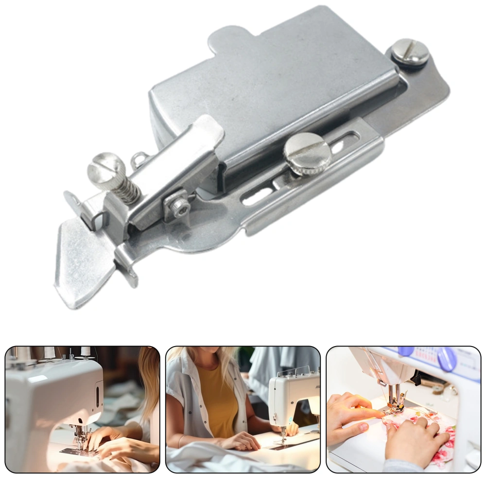 Multifunctional Magnetic Seam Guide Stainless Steel Garment Industrial Home Sewing Job Edge Guide Hemmer Tool Vintage Sewing Machine Accessory