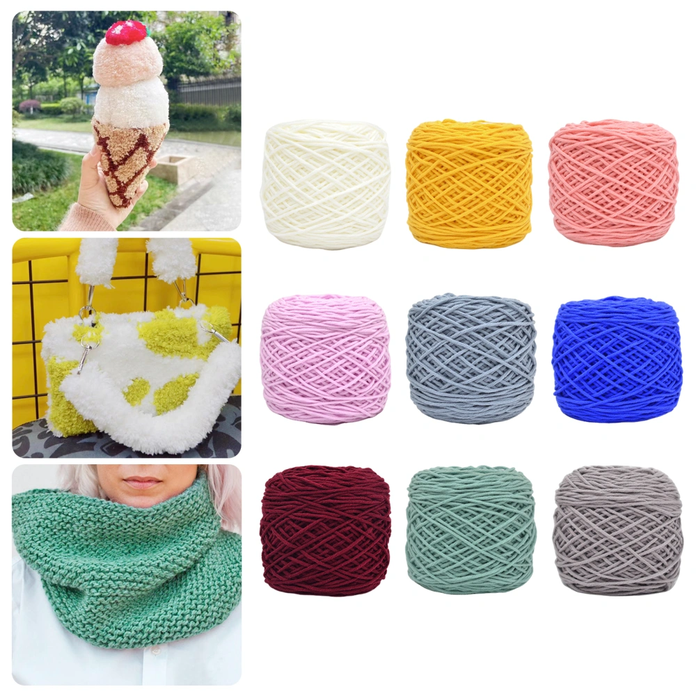 1 Roll Cotton Thread Silk Cotton Blended Yarn Vibrant Colors Creative Crochet Projects Beginner-friendly Knitting Yarn