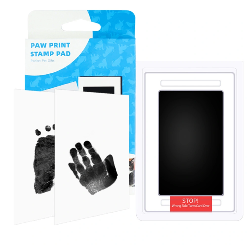 Ink Pad Baby Hand Footprint Clean Touch Non-stick Paw Print Stamp Pad Simple Operation Baby-safe Ink Pad 