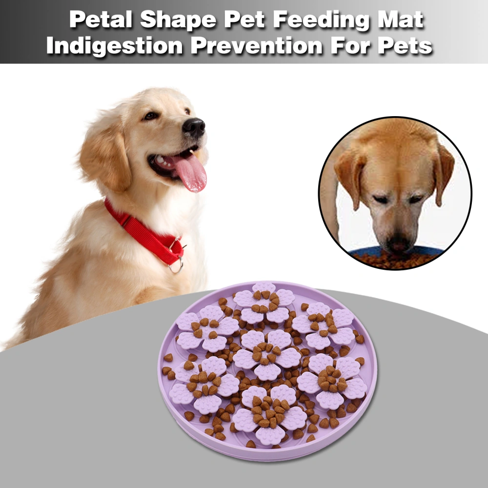 Pet Licking Mat with Suction Cups Slow Eating Reduce Boredom Mental Stimulation Dog Silicone Licking Pad