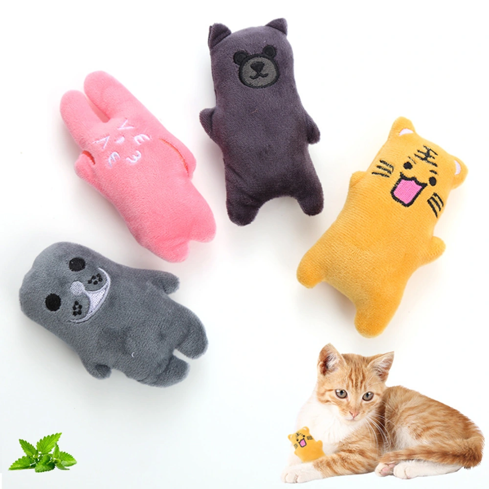 Cat Toy Bite-resistant Soft Cartoon Rabbit Shape Pet Cat Kitten Teaser Catnips Toy Pet Supplies