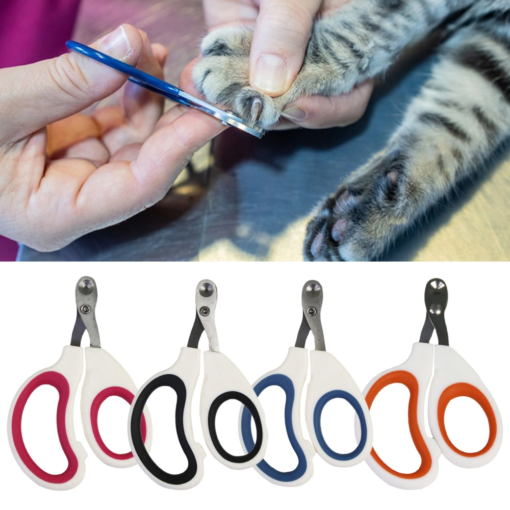 Pet Nail Clippers Professional Gentle Precise Trimming Safe Lock Ergonomic Design Comfortable Grip for Small Animals 