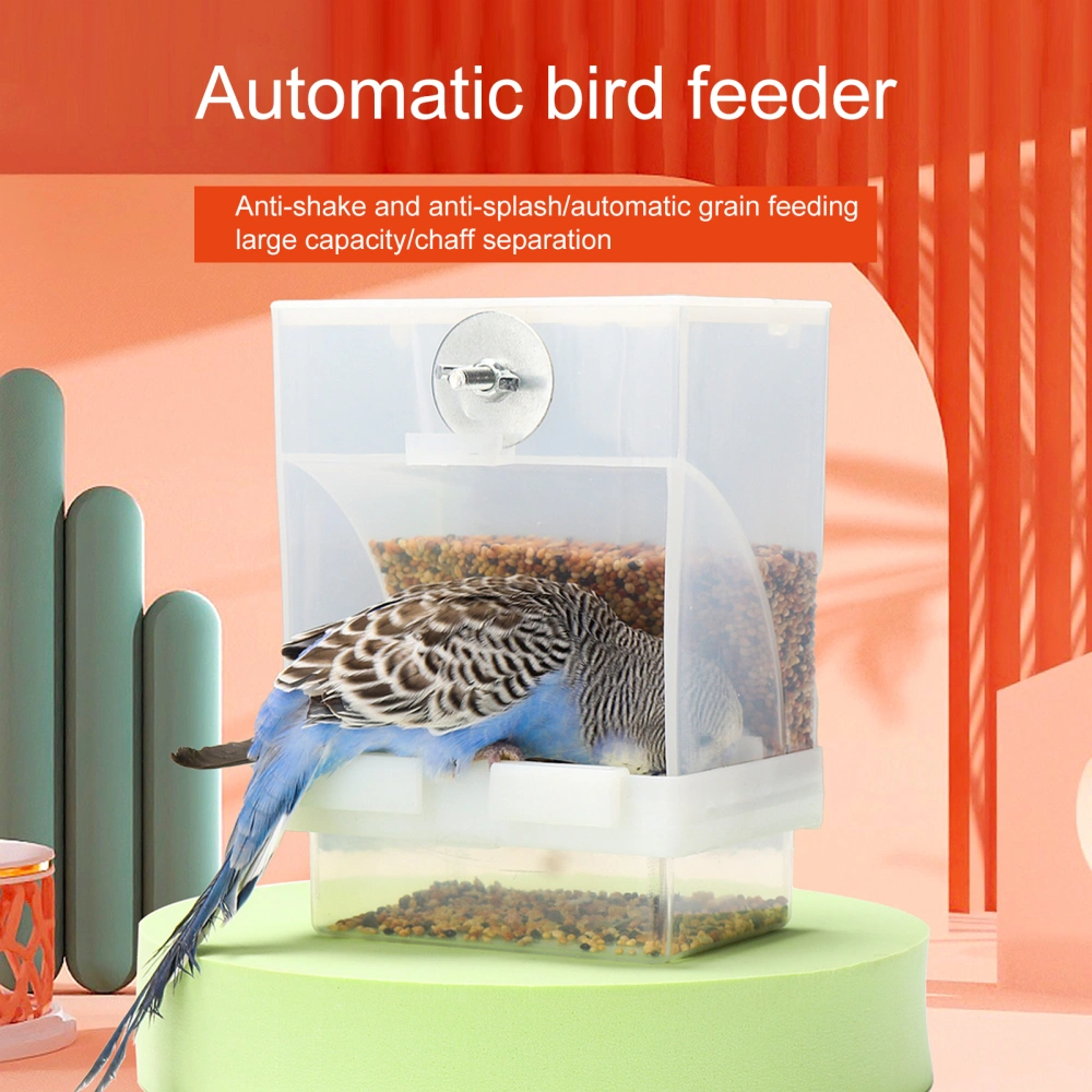 Automatic Bird Feeder with Large Capacity No Mess Anti-Splash And Easy to Use Feeder for Small Birds