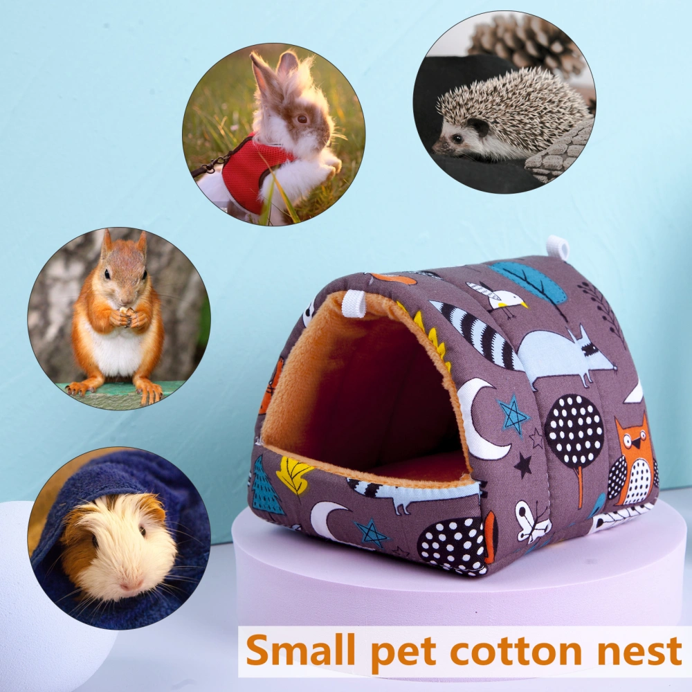 Hamster Nest Anti-deform Comfortable Bite-resistant Provide Safe Warm Resting Space Nest for Small Pets