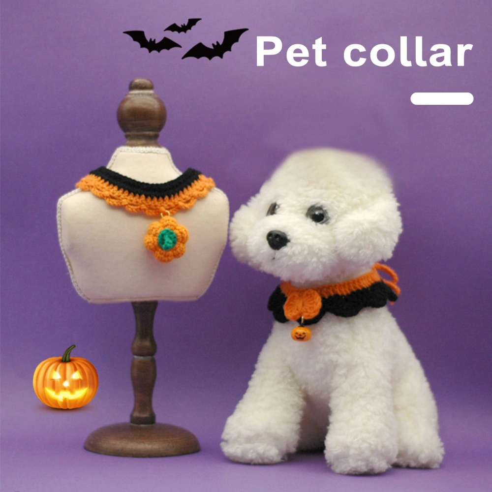 Halloween Pet Collar Stylish Comfortable Dogs Cats Festive Neck Strap for Party Halloween Decoration