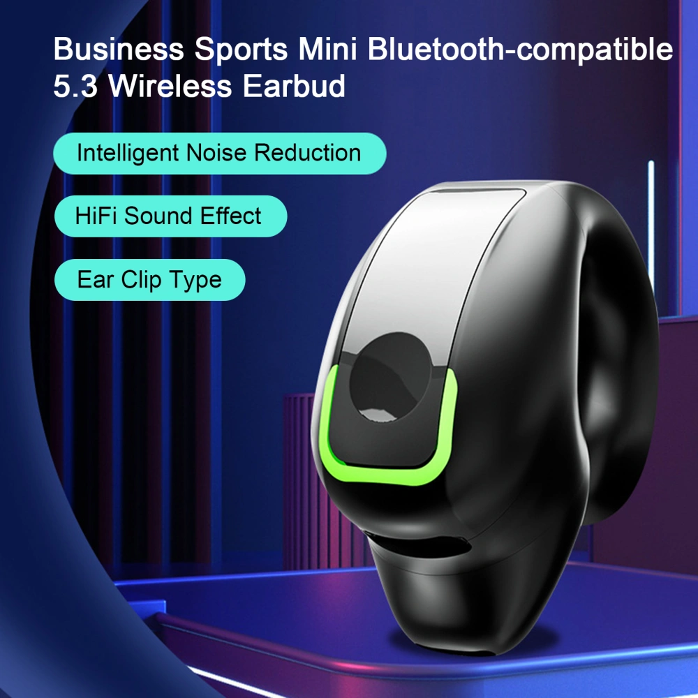 Wireless Earphone Ear Clip Type Not In-ear Business Sports Mini Bluetooth-compatible 5.3 Wireless Earbud Sports Supply