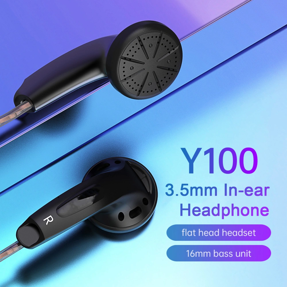 Sport Earbud Stereo Surround Anti-interference Comfortable to Wear L Plug Stable Signal Phone Calling Flexible Universal Wired Gaming Headset Phone Accessory