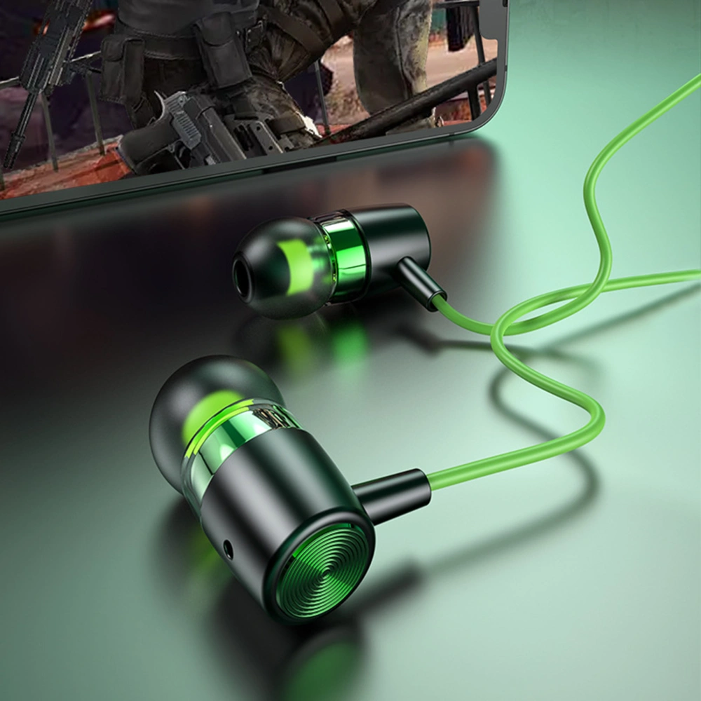 Premium Wired Sports Earbuds with Clear Sound and Deep Bass Enhanced Music Experience with Mic Volume Control Earphone