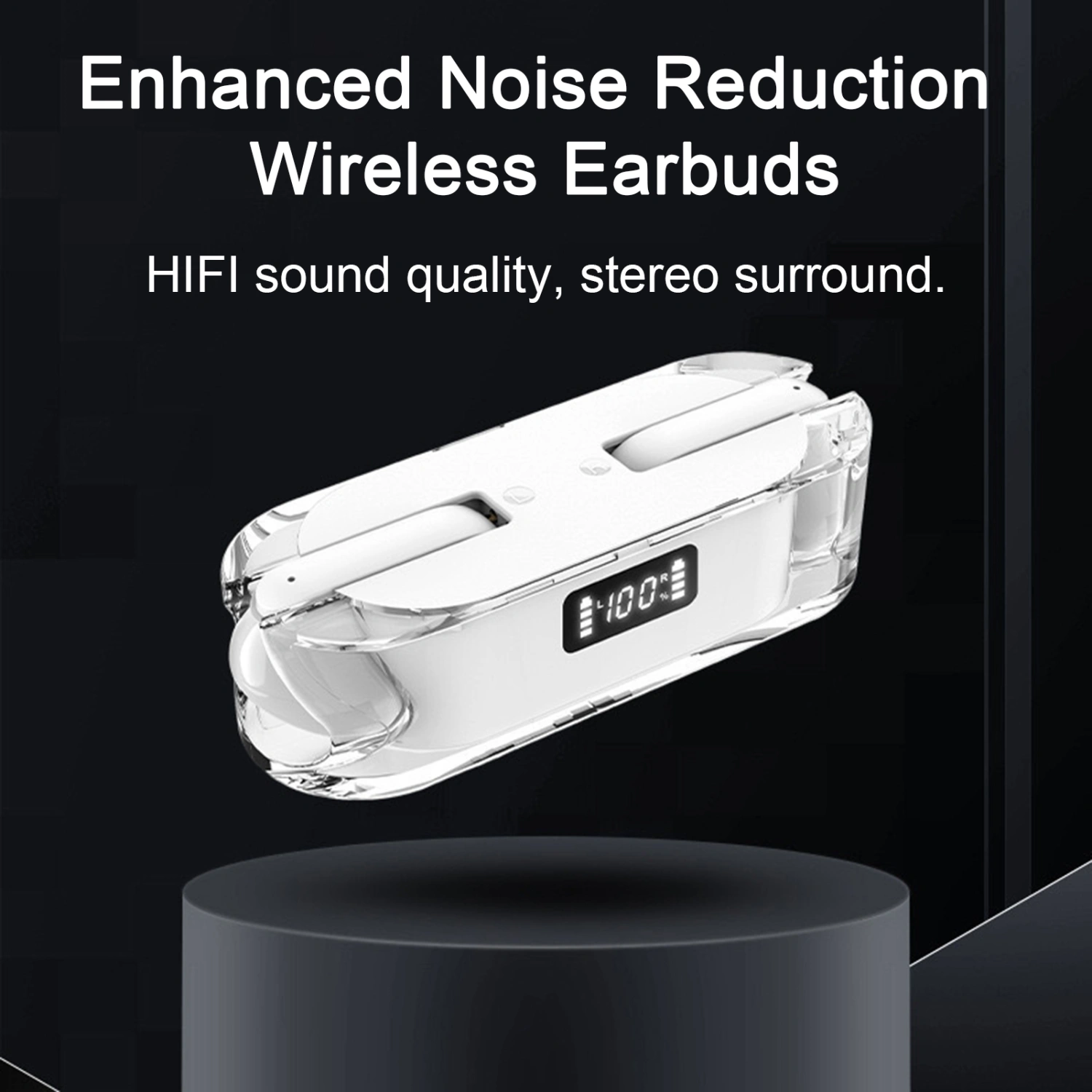 True Binaural Wireless Earphones Crystal Clear Sound Stable Connection Noise Reduction Bluetooth-compatible 5.3 Headphones
