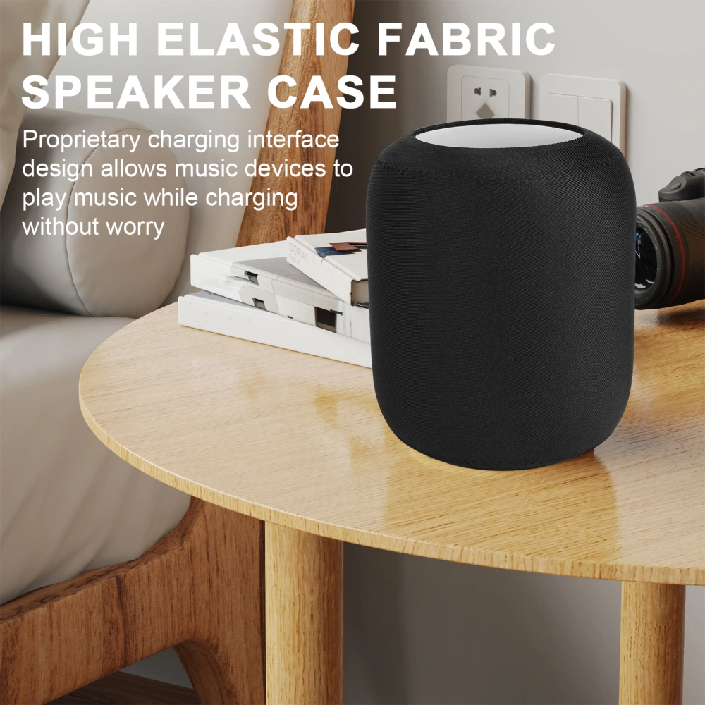 Speaker Dust Protective Cover Scratch-proof High Elastic Breathable Easy to Clean Waterproof Audio Sleeve for HomePod 1/2