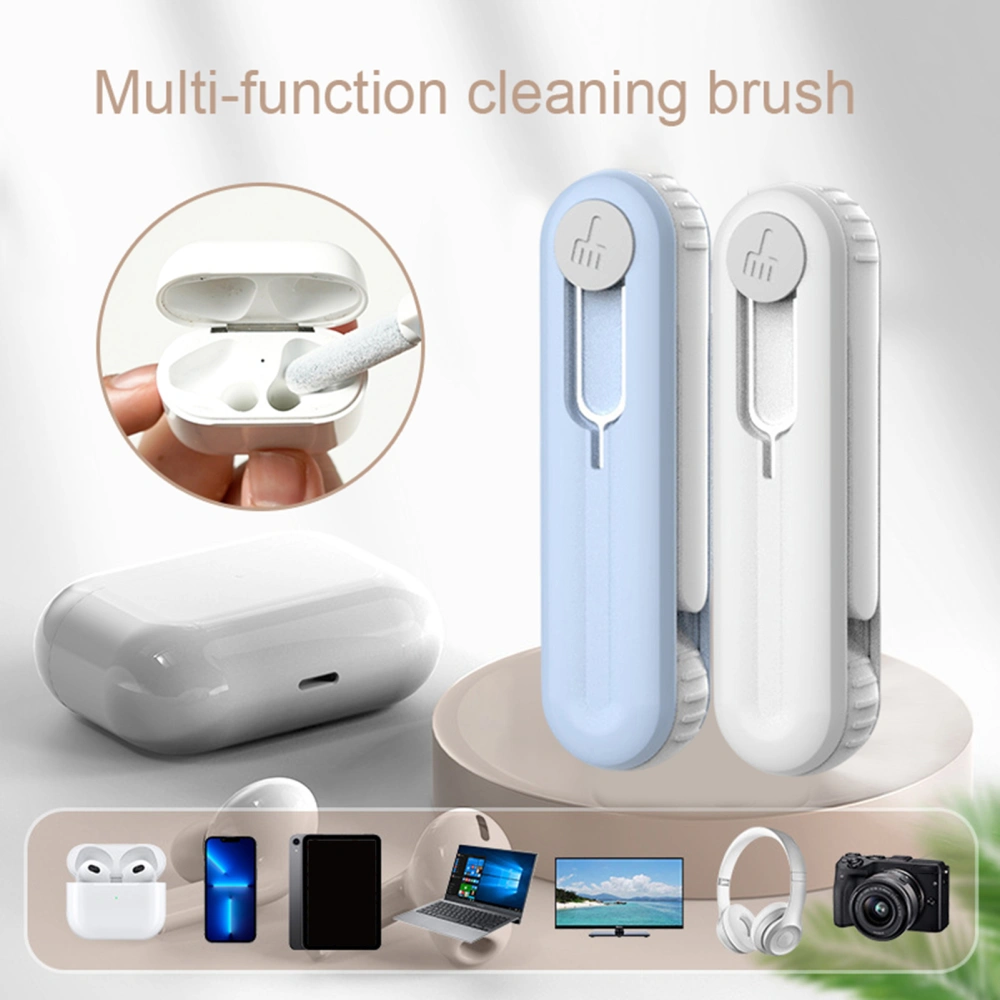 Cleaning Brush Multifunctional Portable Storage Headphone Phone Hole Cleaning SM Card Storage Cleaner Phone Supplies