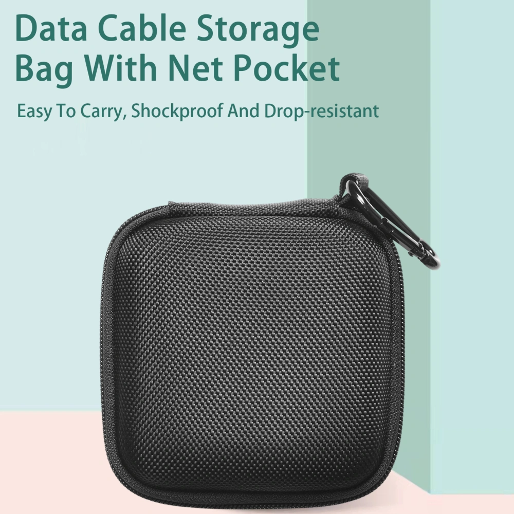 Protective Hard Case Durable Fixing Strap Mesh Pocket Travel-friendly Storage Bag for JBL JRPOP Speaker 