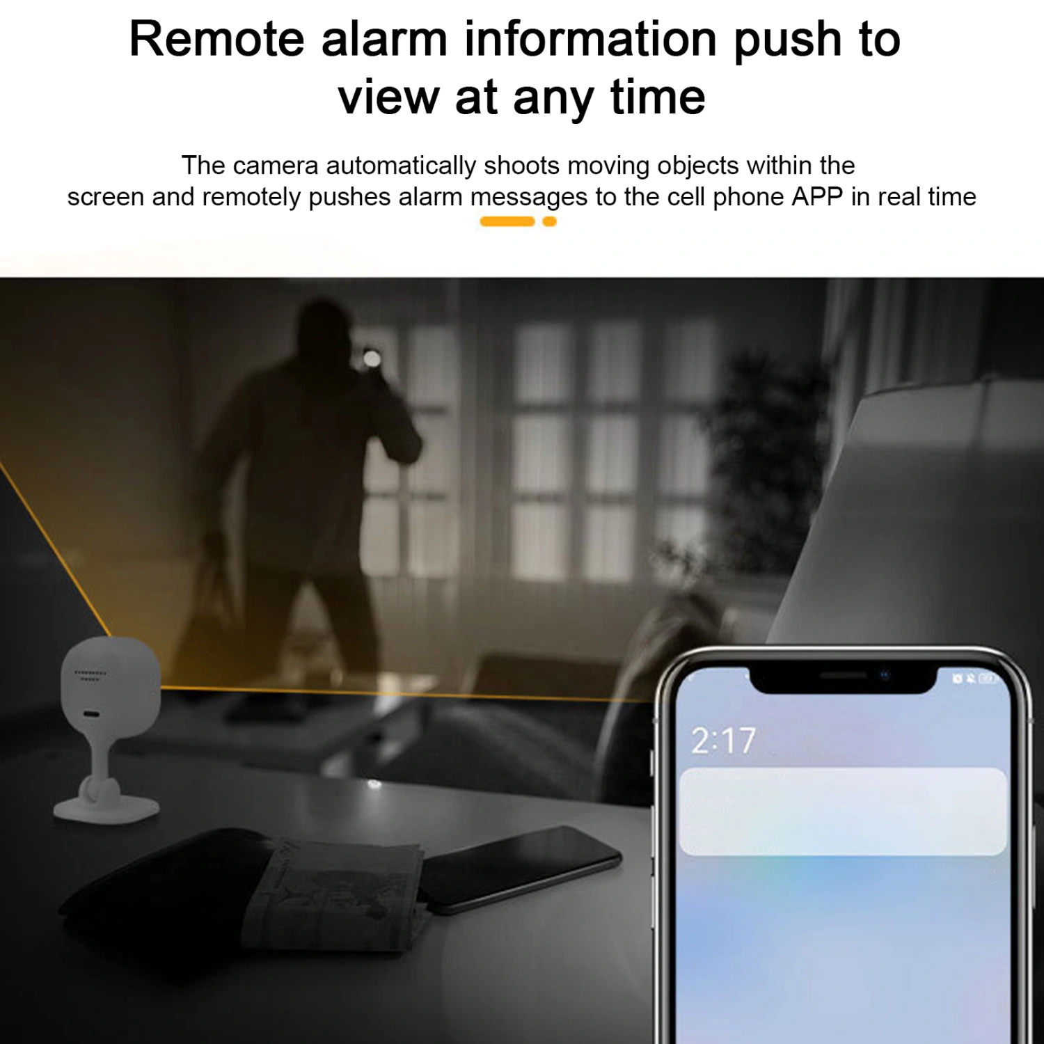 Wi-Fi Camera Night Vision Motion Detection Memory Expansion 2-Way Audio 360-Degree Rotation Privacy Protection APP Control Indoor USB Wi-Fi Surveillance Camera Home Supplies
