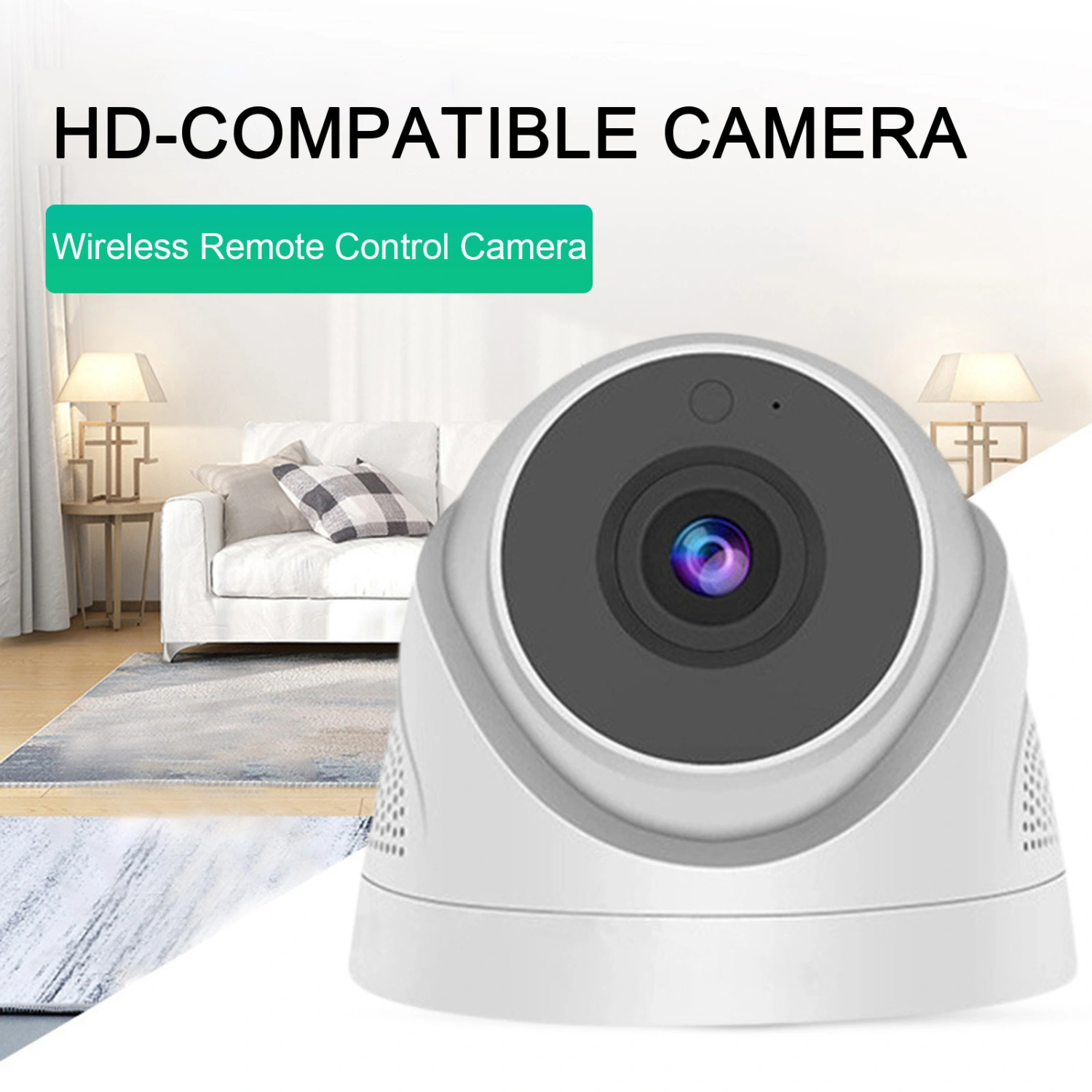 WiFi Security Camera Indoor Home Surveillance Motion Tracking Infrared Night Vision Remote Control Camera