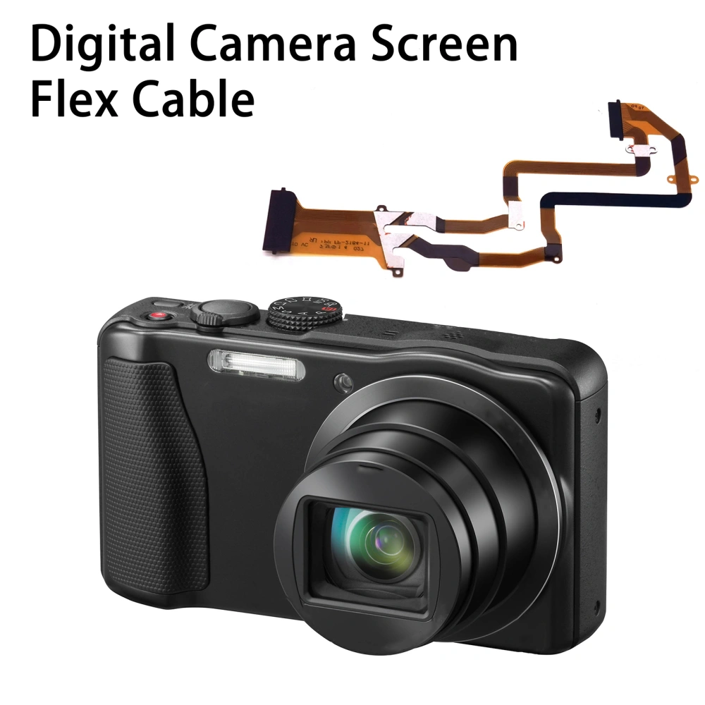 Camera LCD Screen Flex Cable Precise Hole Easy-to-Install Camera Repair Accessories for Sony CX240 CX330 CX405