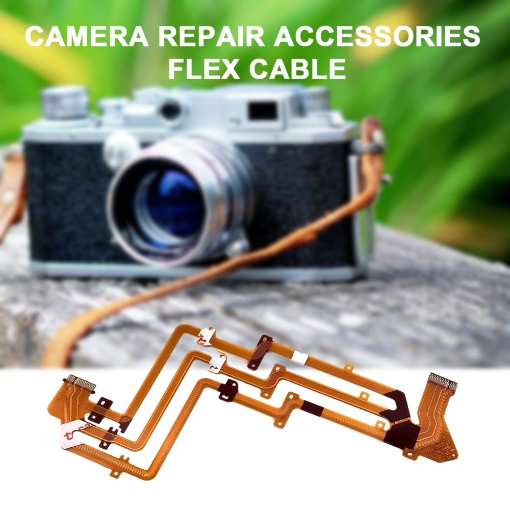 LCD Flex Cable Repair Part with Precision Hole Camera LCD Cord for Sony CX110E/CX115E/CX150E/XR150 Video Camera 