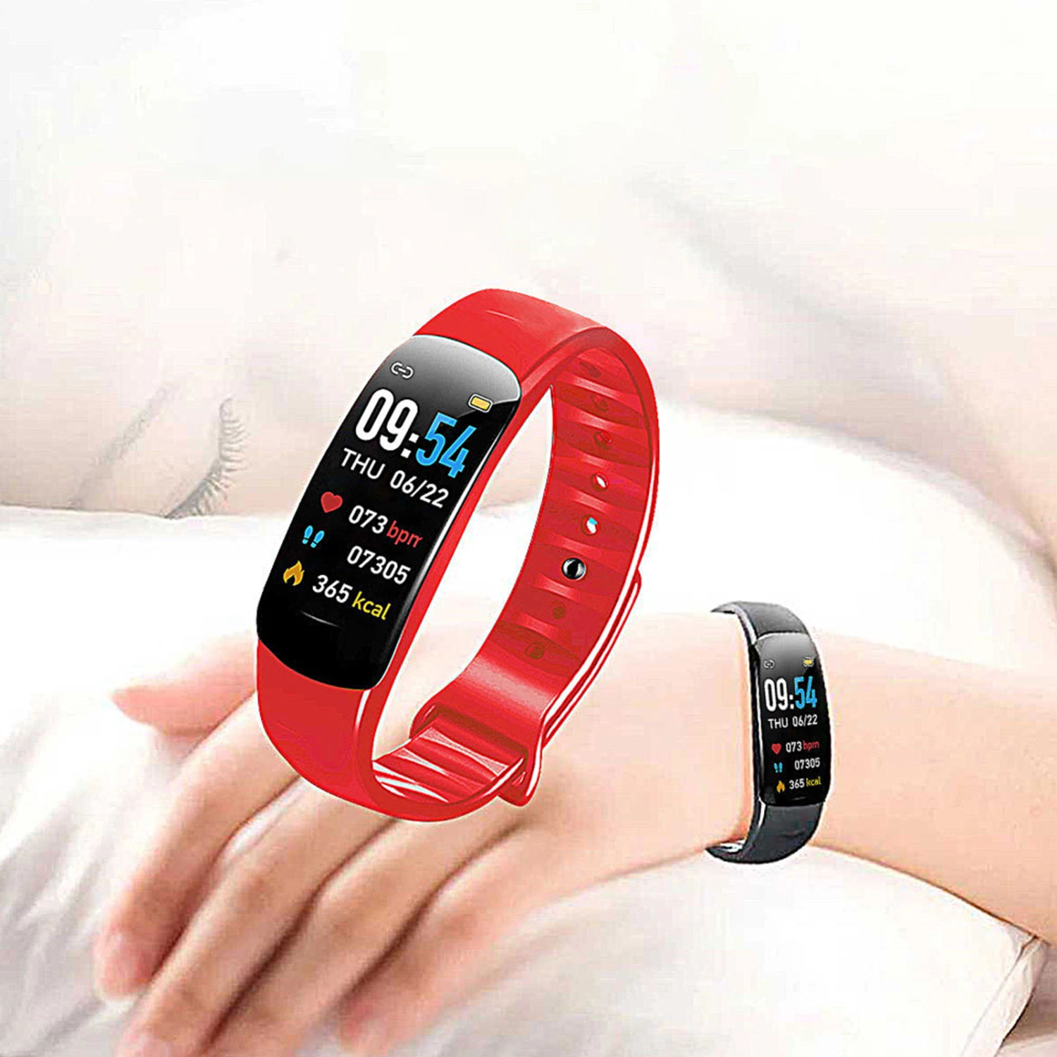 C1plus Wrist Smart Watch Bluetooth-Compatible HD-compatible Smart Reminder Weather Forecast Multiple Sport Modes Wrist Smart Watch Daily Life