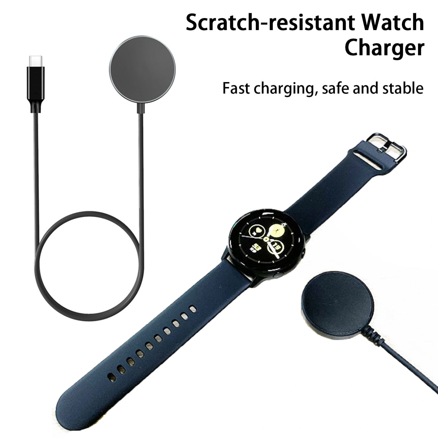 Smartwatch Magnetic Charging Stand Stable Output Fast Charging Watch Charger for Samsung Watch 5 Pro 5 4 And 3