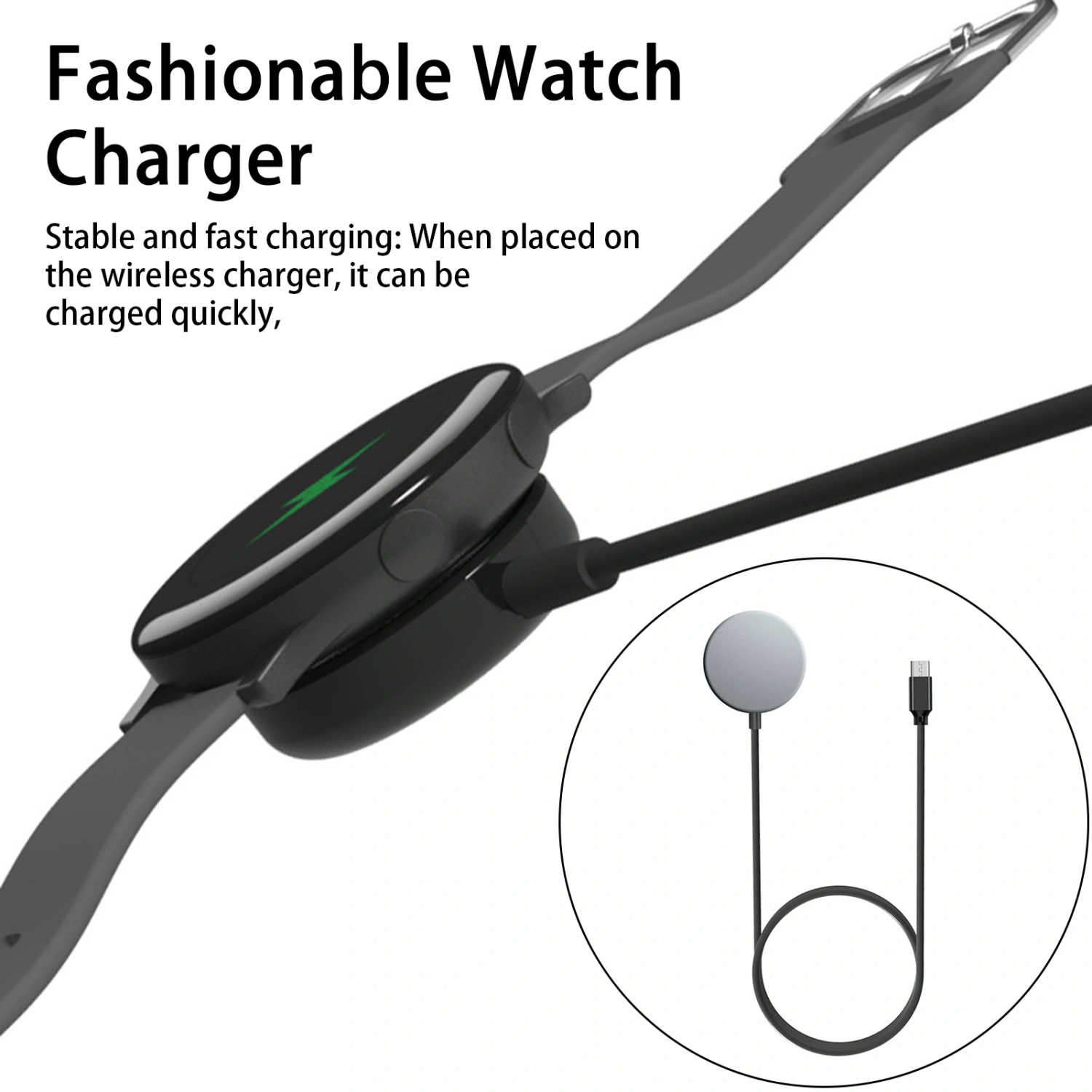 Smartwatch Magnetic Charging Stand Stable Output Fast Charging Watch Charger for Samsung Watch 5 Pro 5 4 And 3