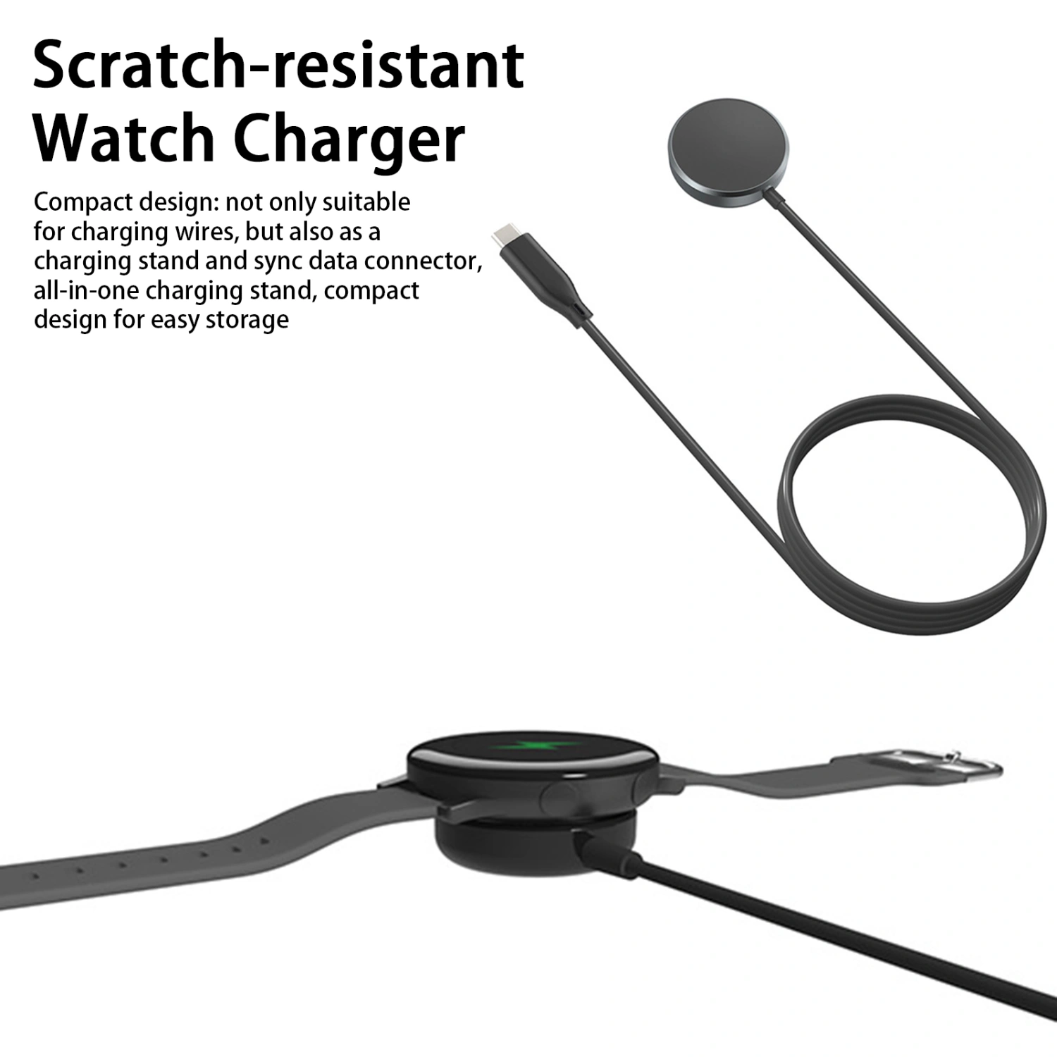 Smartwatch Magnetic Charging Stand Stable Output Fast Charging Watch Charger for Samsung Watch 5 Pro 5 4 And 3