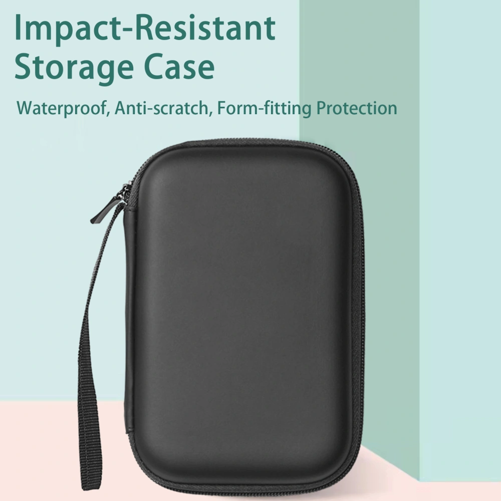 Photo Printer Storage Bag with Zipper Hard Shell Impact Resistant Shockproof Pocket Printer Protective Case for Xiaomi ZINK