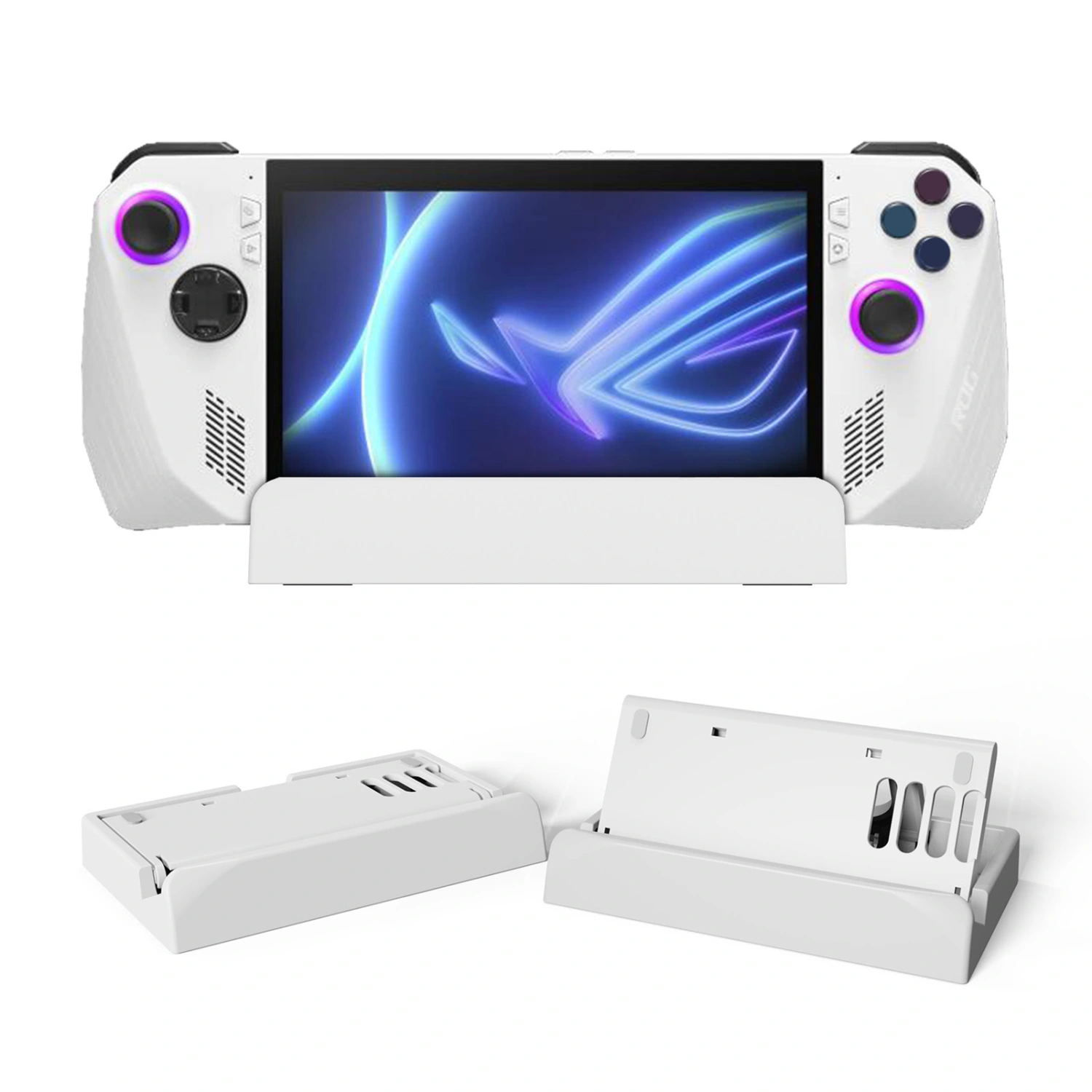 Game Console Holder Angle Adjustable Heat Dissipation Holes Design Non-slip Mobile Phone Game Console Bracket
