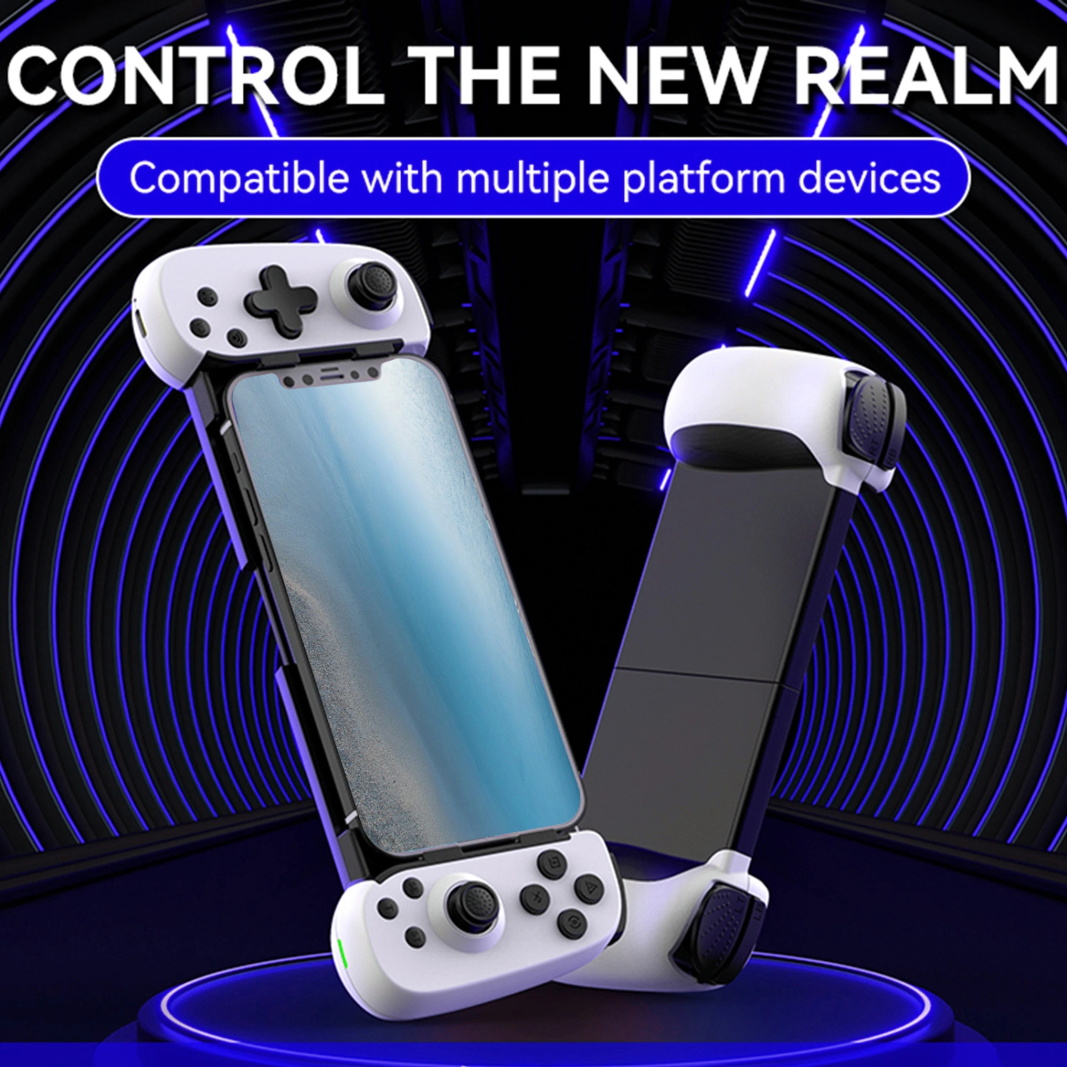 Game Controller Low Latency High Sensitive Quick Response No Driver Required Universal Bluetooth-compatible Joystick Gamepad