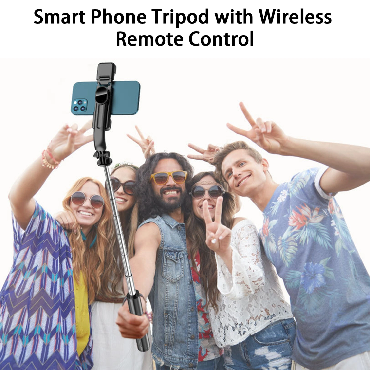 Selfie Stick Tripod Dual Fill Lights Rotatable Multifunctional Phone Tripod Stand with Bluetooth-compatible 4.0 Remote Control Phone Accessories