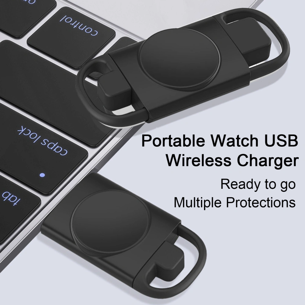 Wireless Charger Stable Output Cableless Multiple Protections 2 Interfaces Plug Play Fast Charging Low Power Consumption Travel Watch Cordless Charger for Samsung Watch3/4