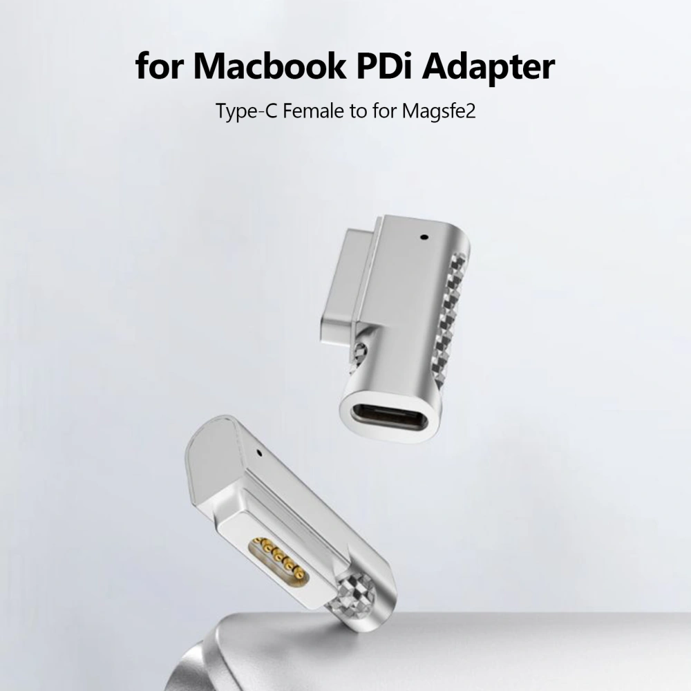 Type-C Magnetic Adapter PD 100W LED Indicator USB C Female to Magnetic Charging Port Converter Computer Accessories