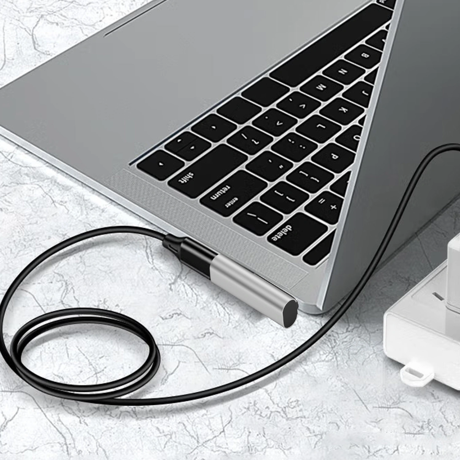 Type-C Magnetic Charging Adapter, Magnetic T-Tip USB C Adapter for MacBook Pro Air, Type-C 140W PD Power Fast Charging Adapter Replacement for MacBook Power Supply