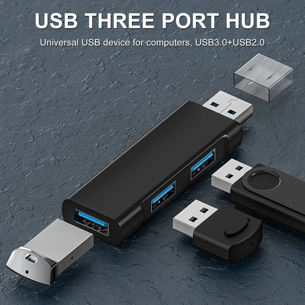 USB3.0 Hub Plug And Play High Speed Data Transfer Multifunctional Docking Station 3 Port USB Multi Splitter Adapter Laptop Accessories 